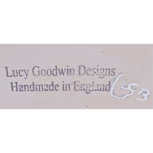 177 - LUCY GOODWIN DESIGNS (Designed , Made And Hand Painted In Stoke On Trent,England) CERAMIC Extra Larg... 