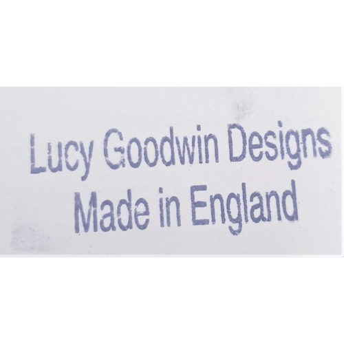 179 - LUCY GOODWIN DESIGNS (Designed , Made And Hand Painted In Stoke On Trent,England) CERAMIC Large 26.5... 