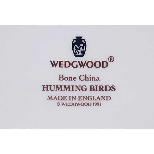 18 - WEDGWOOD CHINA 20cm x 17cm TRAY IN THE HUMMINGBIRD DESIGN