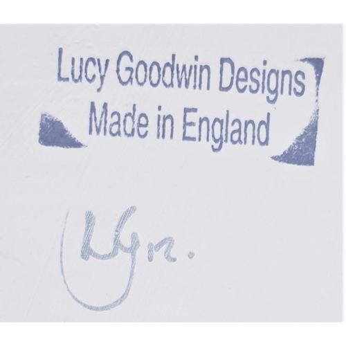 180 - LUCY GOODWIN DESIGNS (Designed , Made And Hand Painted In Stoke On Trent,England) CERAMIC Large 26.5... 