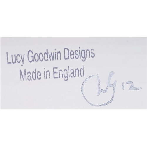 181 - LUCY GOODWIN DESIGNS (Designed , Made And Hand Painted In Stoke On Trent,England) CERAMIC Large 26.5... 