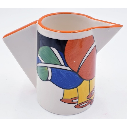 226 - WEDGWOOD CHINA 8.5cm CONICAL JUG FROM THE BIZARRE CLARICE CLIFF COLLECTION