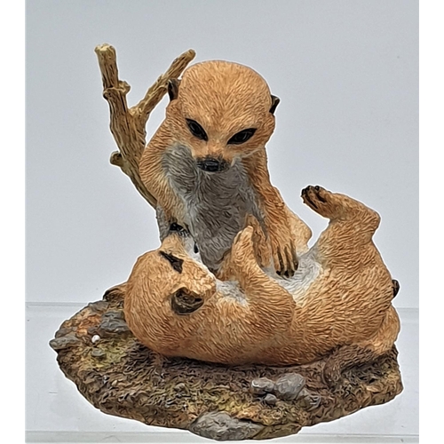 238 - COUNTRY ARTISTS MODEL OF TWO MEERKATS AT PLAY 