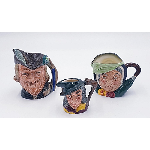 243 - ROYAL DOULTON CHARACTER JUGS (3) 