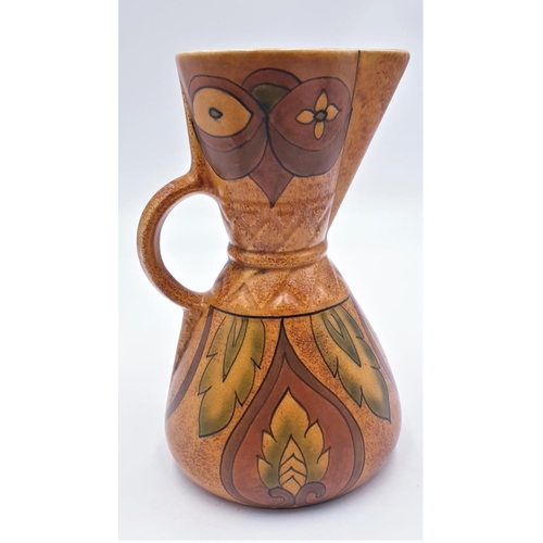 249 - WADE HEATH CERAMIC 22cm (Hand Painted) JUG c1930s