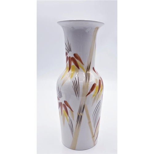 252 - RADFORD 30.5cm (Hand Painted) VASE