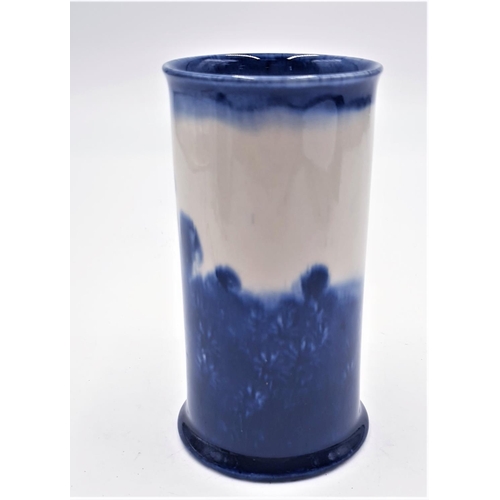 332 - ROYAL DOULTON BLUE FLAMBE 13.5 cm VASE (Extremely Rare)