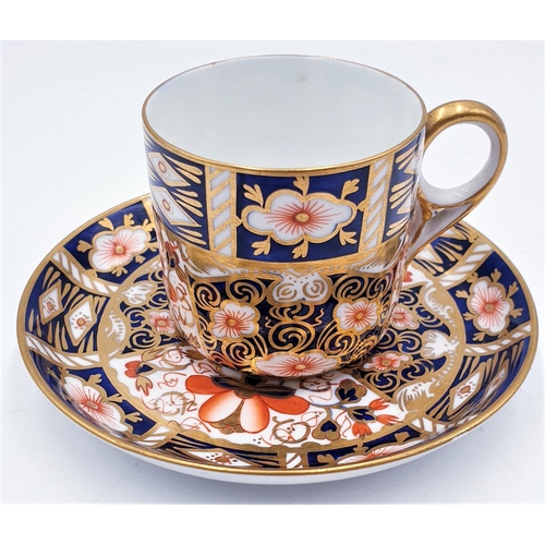 385 - ROYAL CROWN DERBY CHINA TRADITIONAL IMARI 2451 COFFEE CAN & SAUCER