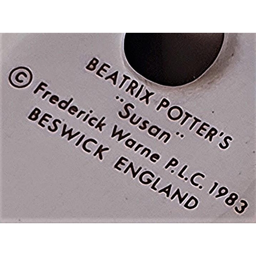 398 - BESWICK 10.1cm BEATRIX POTTER CHARACTER FIGURINE 