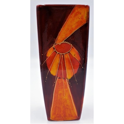 472 - ANITA HARRIS ART POTTERY Large 25cm VASE  Signed In Gold By Anita Harris. (Unique One Off Design By ... 