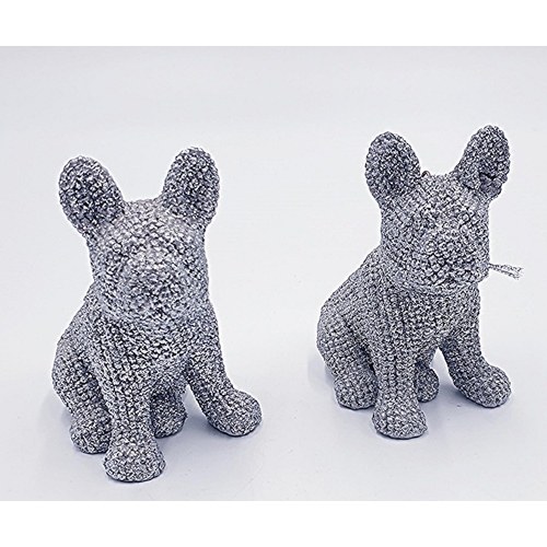 524 - BORN TO SPARKLE 10cm FRENCH BULL DOGS (2)