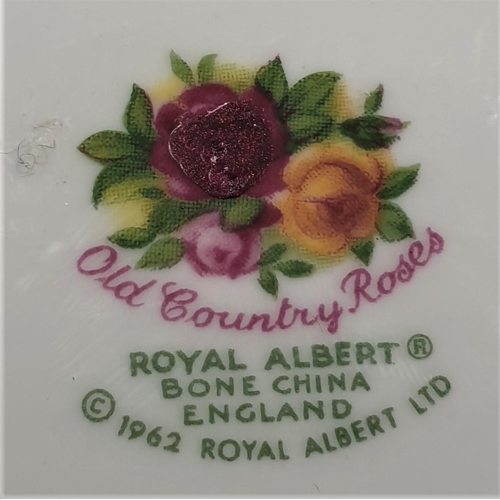 564 - ROYAL ALBERT CHINA  25 cm Dia BREAD & BUTTER PLATE IN THE OLD COUNTRY ROSES DESIGN (Marked 2nds)