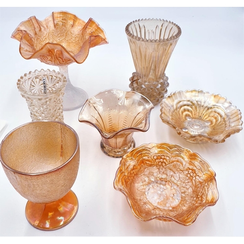 575 - CARNIVAL GLASS ITEMS (Qty Of)