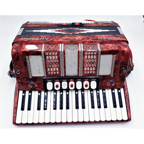 577 - RANCO ACCORDIAN (Working Order In Fitted Case.).(Antonio, Fratello and Guiseppe Ranco began building... 