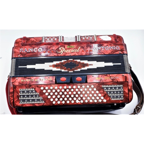 577 - RANCO ACCORDIAN (Working Order In Fitted Case.).(Antonio, Fratello and Guiseppe Ranco began building... 