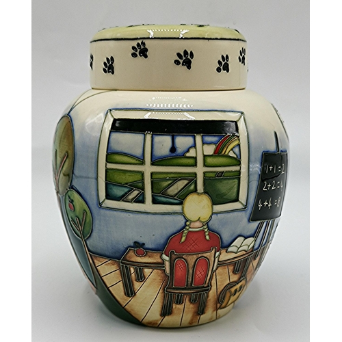 583 - MOORCROFT 15cm GINGER JAR And COVER (Limited Edition 250 This One Being No 096) (R.R.P. £632.50) (Or... 