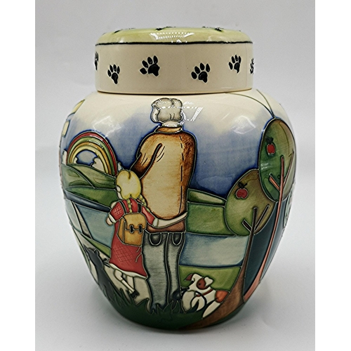 583 - MOORCROFT 15cm GINGER JAR And COVER (Limited Edition 250 This One Being No 096) (R.R.P. £632.50) (Or... 