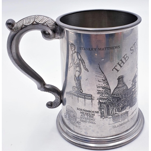 610 - NOBLEMAN PEWTER 'THE STOKE-ON-TRENT TANKARD