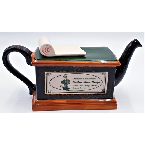 611 - TONY CARTER 31cm x 14cm NOVELTY COUNTER DISPLAY TEAPOT