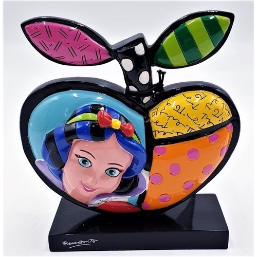 641 - ROMERO BRITTO DISNEY 10cm x 13cm 'SNOW WHITE APPLE'