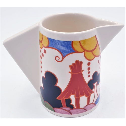 681 - WEDGWOOD CHINA 8.5cm CONICAL JUG FROM THE BIZARRE CLARICE CLIFF COLLECTION