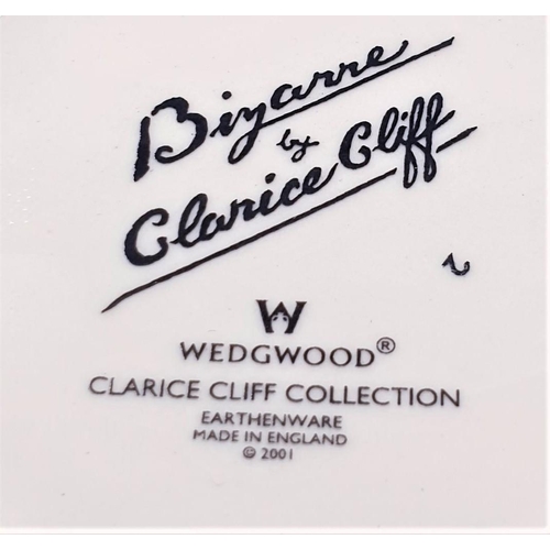 681 - WEDGWOOD CHINA 8.5cm CONICAL JUG FROM THE BIZARRE CLARICE CLIFF COLLECTION