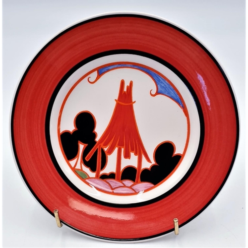 684 - WEDGWOOD CHINA 17.5cm Dia PLATE FROM THE BIZARRE WORLD OF CLARICE CLIFF COLLECTION