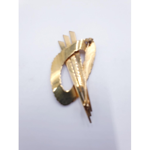 689 - ROLLED GOLD BROOCH (Made In Germany)