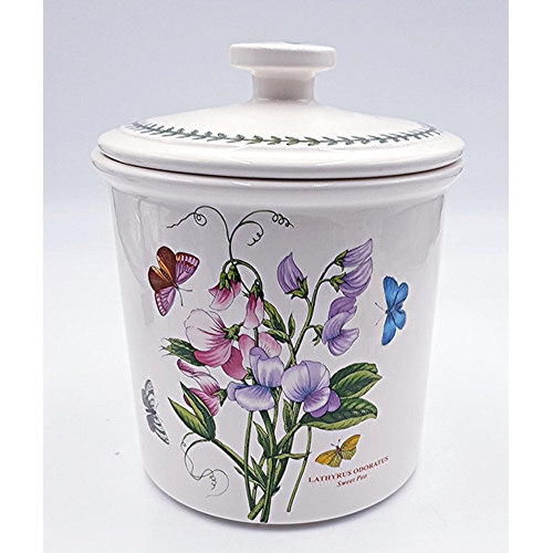 742 - PORTMEIRION Large 19 cm STORAGE JAR IN THE BOTANIC GARDEN DESIGN