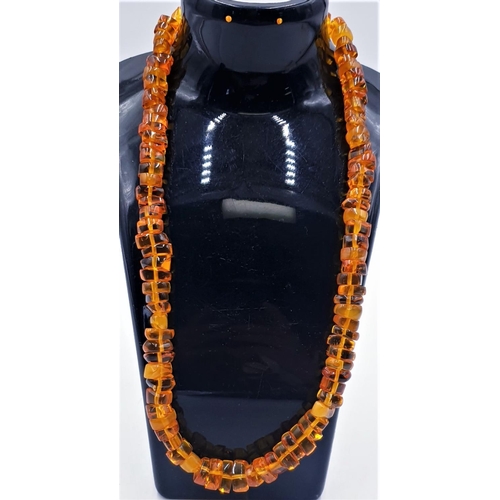 758 - BALTIC AMBER 40cm NECKLACE