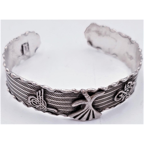 762 - STERLING SILVER (925) BANGLE