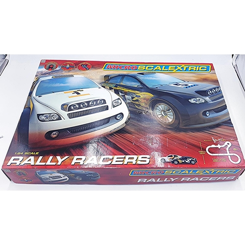 543 - MICRO SCALEXTRIC 1:64 Scale RALLY RACERS SET (Complete)