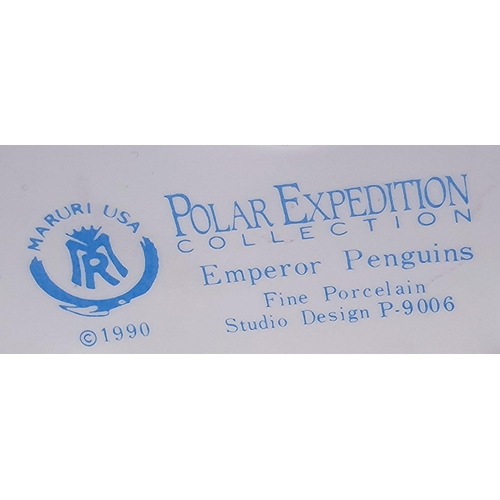 114 - MARURI (U.S.A.) 19 cm MODEL OF EMPEROR PENGUIN c1990 FROM THE POLAR EXPEDITION COLLECTION