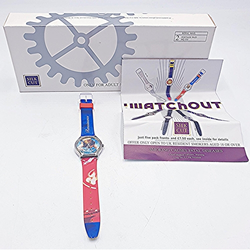 127C - SILK CUT CIGARETTE SWATCH WATCH (Ranaissance)(Original Box And Packaging)  (Collectors Item)