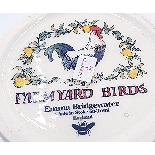 138 - EMMA BRIDGEWATER HALF PINT MUGS (2) 'FARMYARD BIRDS' (Boxed)