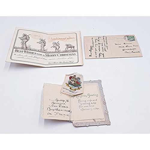 3 - WWI CHRISTMAS CARDS (3)