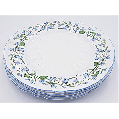 72 - SHELLEY CHINA 20cm Dia  SIDE PLATES (4)