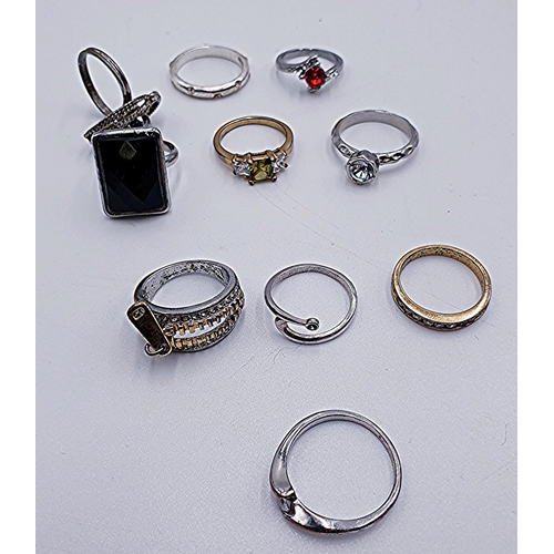 93 - DRESS RINGS (10)