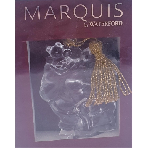 686 - WATERFORD CRYSTAL SANTA CLAUS CHRISTMAS TREE DECORATION  (Original Box)