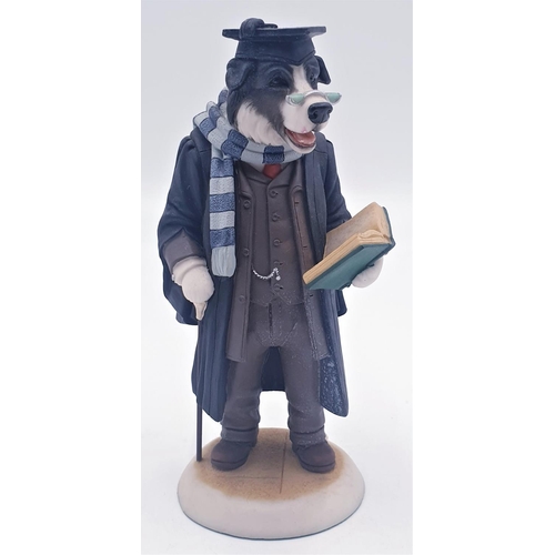 693 - ROBERT HARROP 17 cm MODEL OF A BORDER COLLIE 