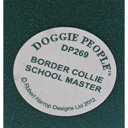 693 - ROBERT HARROP 17 cm MODEL OF A BORDER COLLIE 