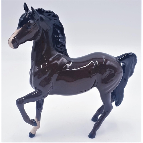 711 - ROYAL DOULTON 17.2cm MODEL OF A PRANCING ARAB TYPE HORSE DA 49 (Beswick Model No 1261) 1989/1999 (Br... 