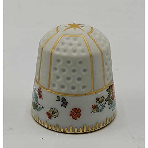 725 - MEISSEN PORCELAIN THIMBLE (Original Box)