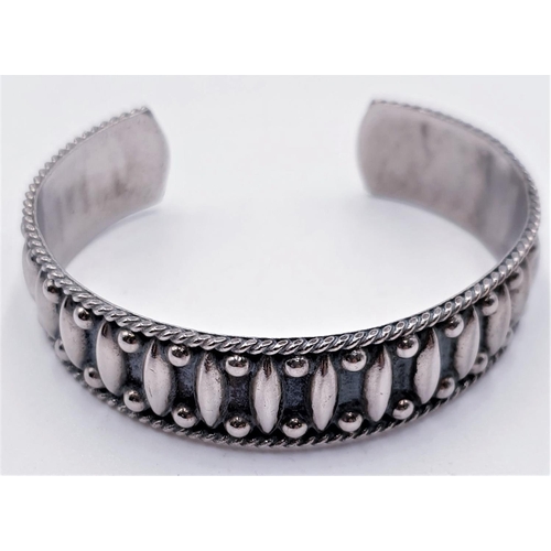 799 - MEXICAN SILVER BANGLE (Boxed)