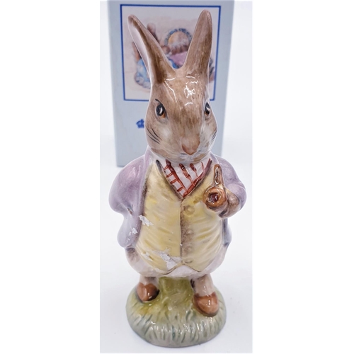 104 - ROYAL ALBERT 10.1cm BEATRIX POTTER CHARACTER FIGURINE 