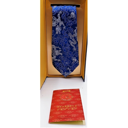 180 - ORIENTAL SILK TIE (Boxed)