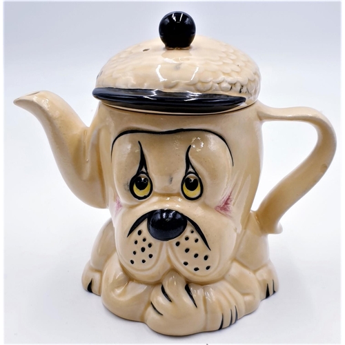 195 - P & K NOVELTY DOG TEAPOT