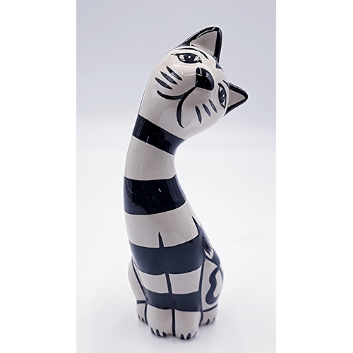 205 - LORNA BAILEY 18cm MODEL OF HUMBUG THE CAT Signed By Lorna Bailey