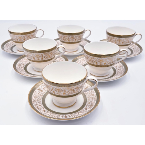 59 - MINTON CHINA CUPS And SAUCERS (6) IN THE ARAGON DESIGN