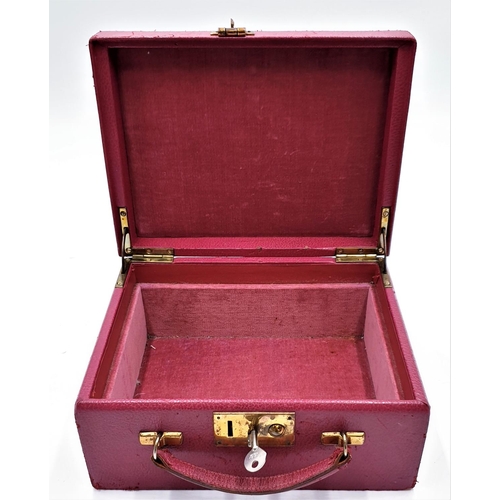 7 - ART DECO JEWELLERY CASE (With Key)